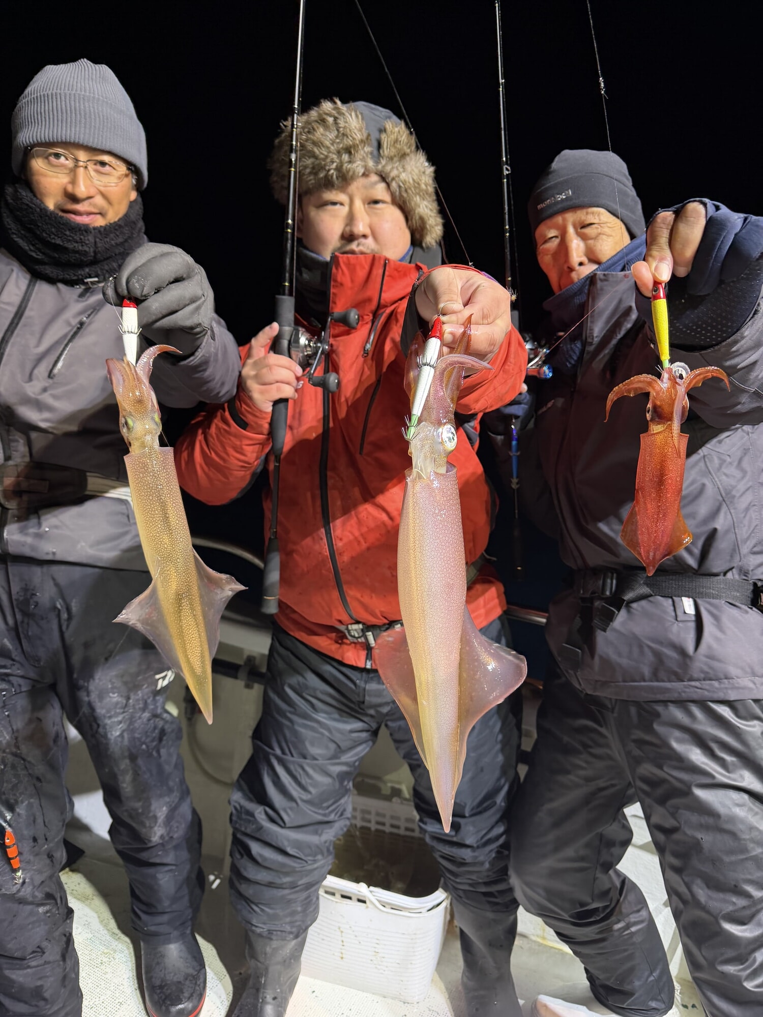 三重県沖３種目イカメタル